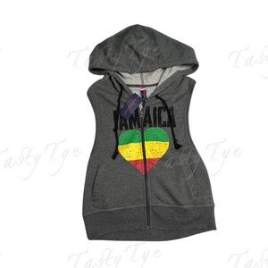 Sleeveless Jamaica hoodie